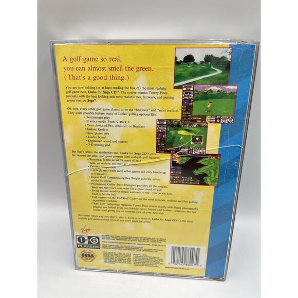 Links The Challenge Of Golf Sega CD Complete In Box With Manual - Picture 3 of 6